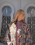 Casaco Flores Vintage