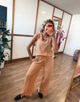 Conjunto Vichy neon