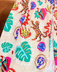 Saia Pareô Estampada comprida