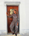 combo boho verde seco