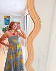 Vestido caranguejo amarelo