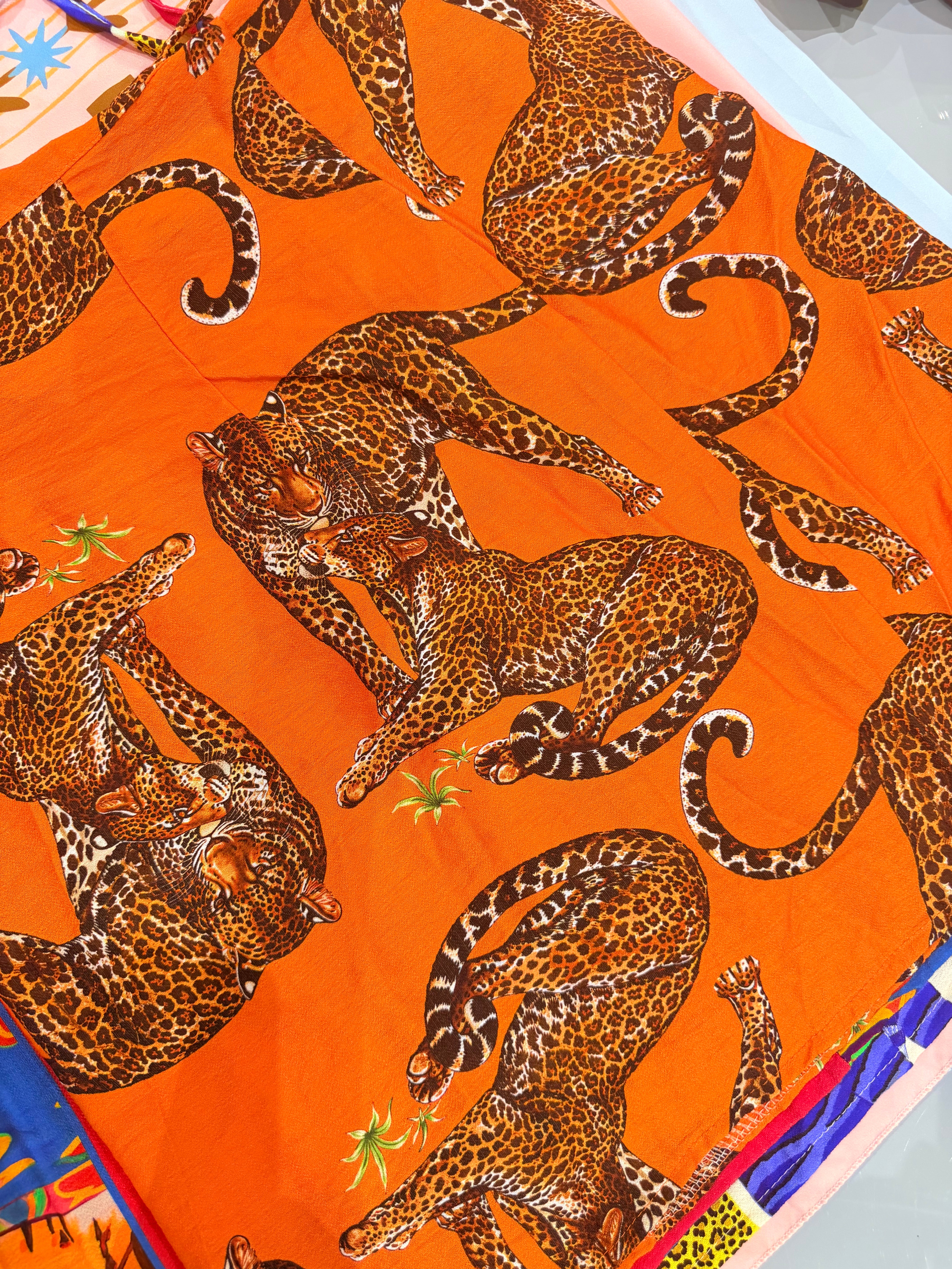 Saia Pareô Estampada curta