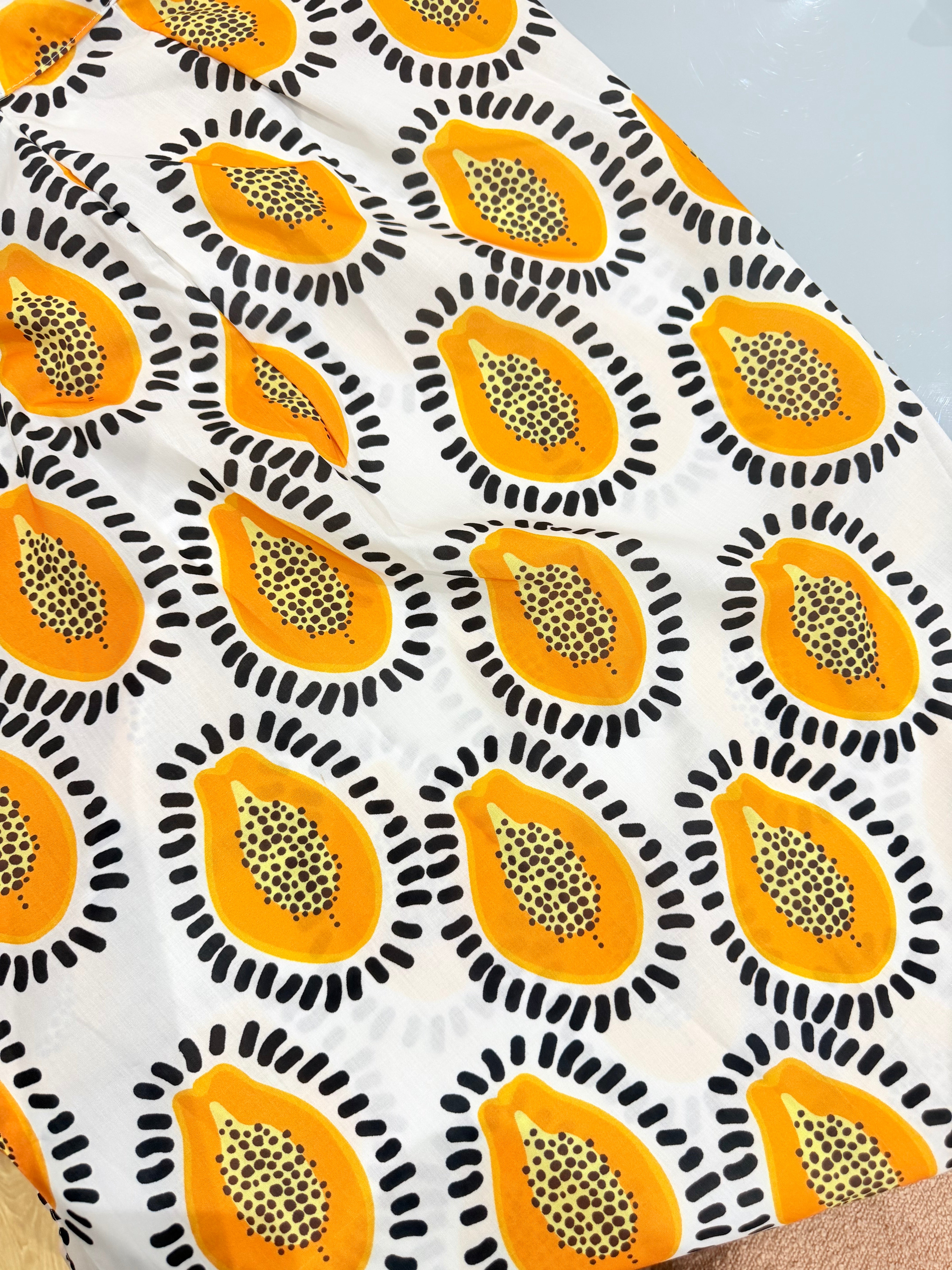 Saia Pareô Estampada comprida