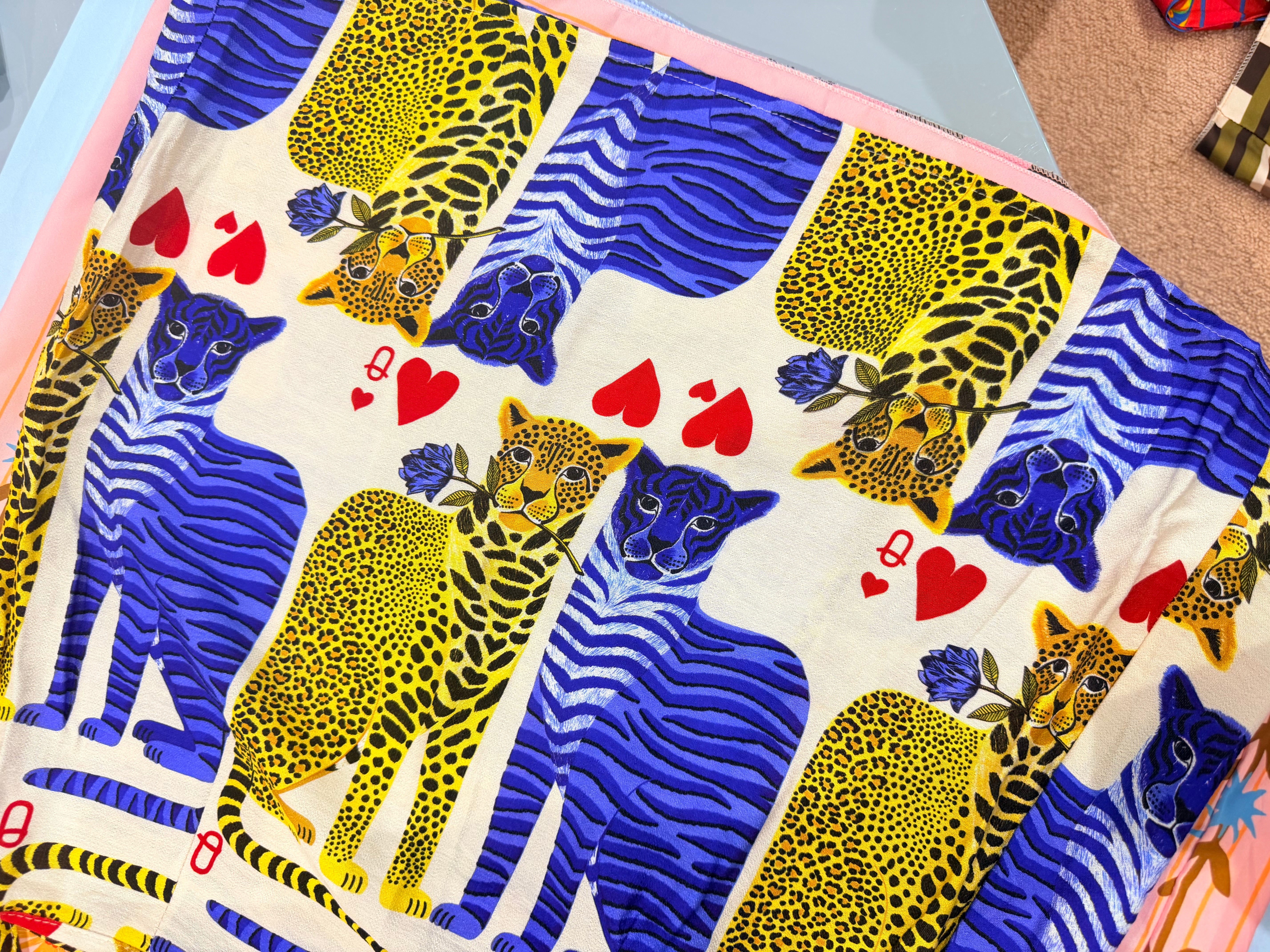 Saia Pareô Estampada curta