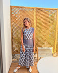 Conjunto concha azul